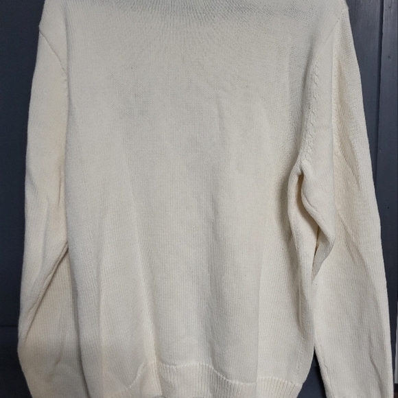 Chaps Men's Cream Sweater - Picture 3 of 6
